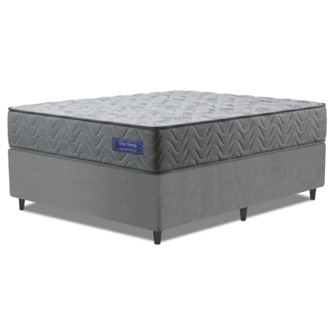 Cama Box Desmontável Colchão Queen Molas Ensacadas Atlanta 158x198x60cm Apolo