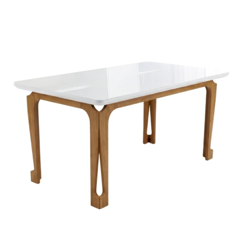 Mesa Sala de Jantar 1,60m com Vidro Nadine