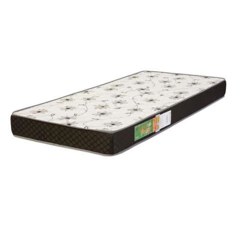 Colchão Espuma Solteiro 0,88x1,88 D20 Polar Branco / Preto