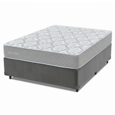 Cama Box Casal Double Face 100% D33 Edén 138x188x55cm Herval até - Suporta até 100kg por pessoa