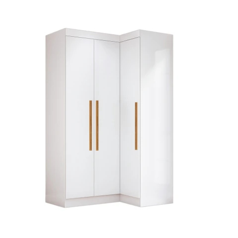 Guarda Roupas Modulado de Canto Madrid com 3 Portas Maxel