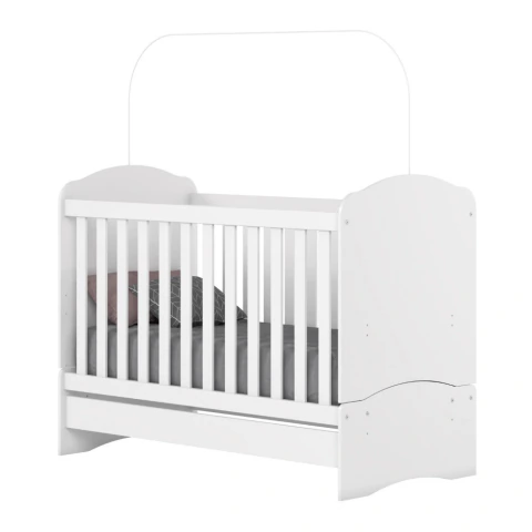 Berço Mini Cama 3 em 1 Bala de Menta