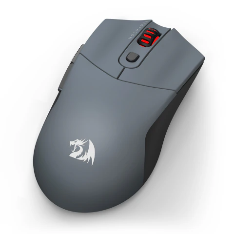 Mouse Gamer | Redragon ST4R Pro | M917GB-PRO | Tri-Mode | 6 Botões | 26000 DPI | Cinza [MSEGMR]
