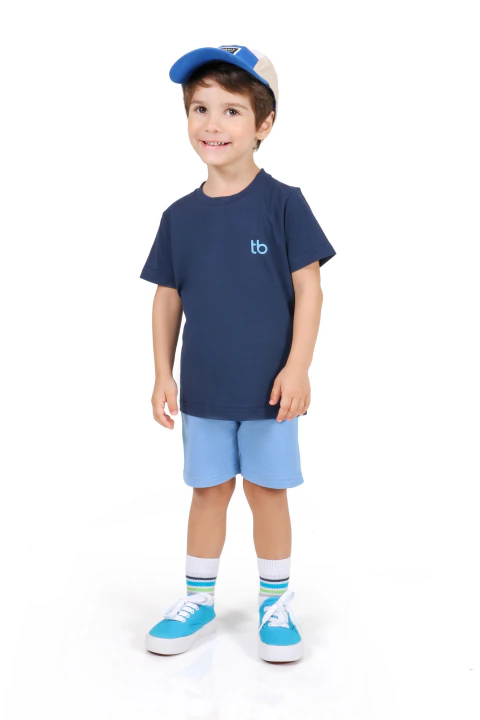 CAMISETA MENINO BÁSICA TINKBINK PRIMEIROS PASSOS