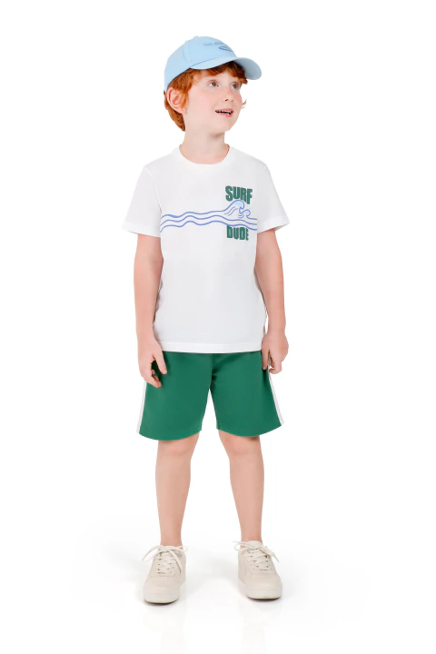 CONJUNTO MENINO TINKBINK ESTAMPADO INFANTIL