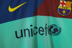 Camisa Retrô Barcelona 2010/2011 Verde - 88 Import