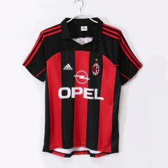 Camisa Retrô AC Milan Home 2000/2002