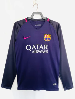 Barcelona Manga Longa Away 2016/2017