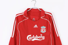 Camisa Retrô do Liverpool Manga Longa Home 2006/2007 - 88 Import