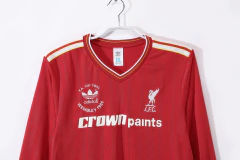 Camisa Retrô Liverpool Manga Longa Home 1986/1987 - comprar online
