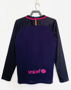 Barcelona Manga Longa Away 2016/2017 na internet