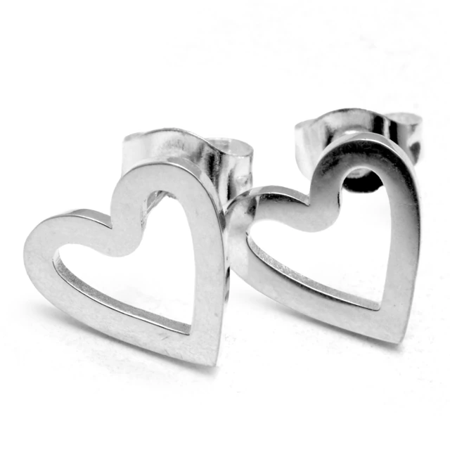 Aros Corazón Calado 9Mm
