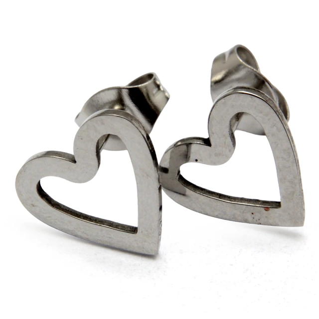 Aros Corazón Calado 9Mm