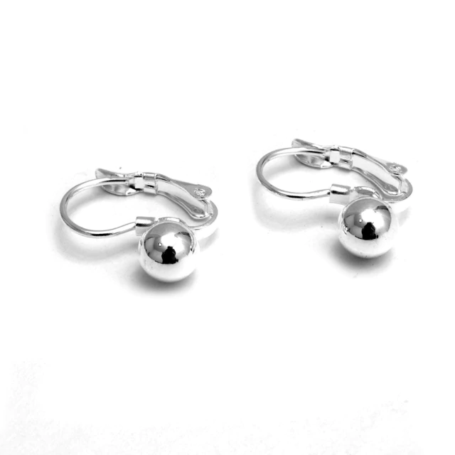 Aros Bolita 6Mm Con Cierre Brisura 10Mm