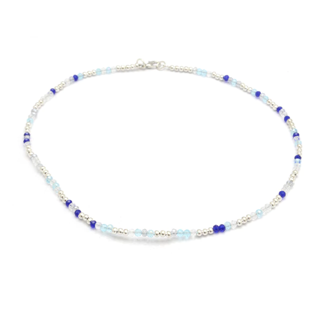 Conjunto Mix Azul Y Bolitas 40Cm