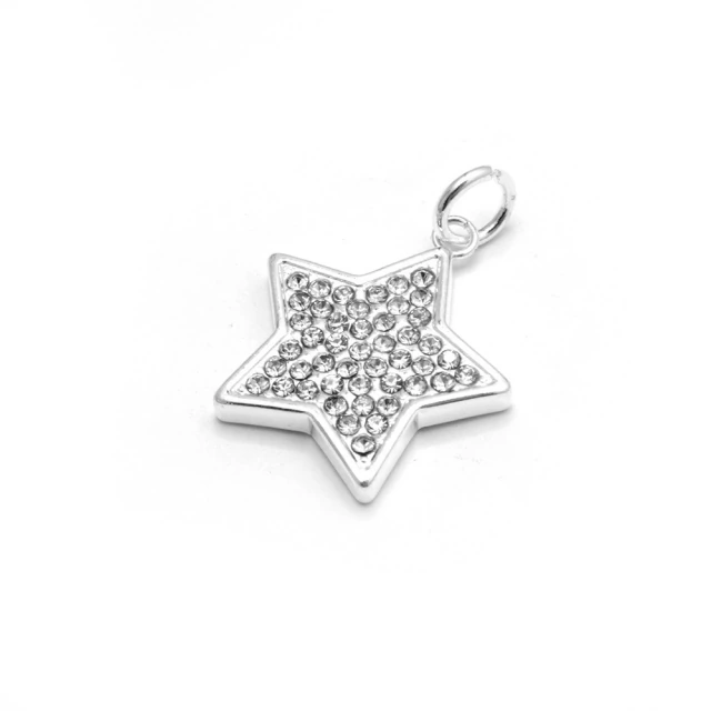 Dije Estrella Con Cubic 1,8Cm