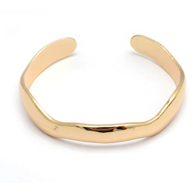 Brazalete Dorado Ondas