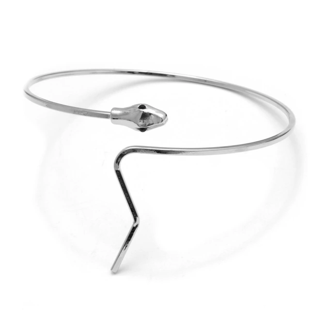 Brazalete Cobra Con Cubic Verde 8,5Cm