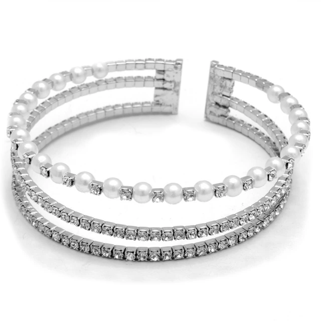 Esclava Semi Abierta Perlas Con Strass