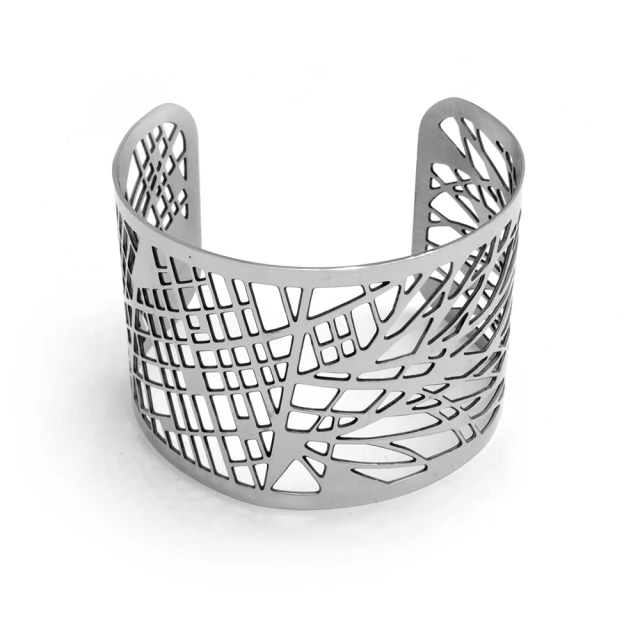 Esclava Lineas Caladas 4,5Cm Semi Abierta