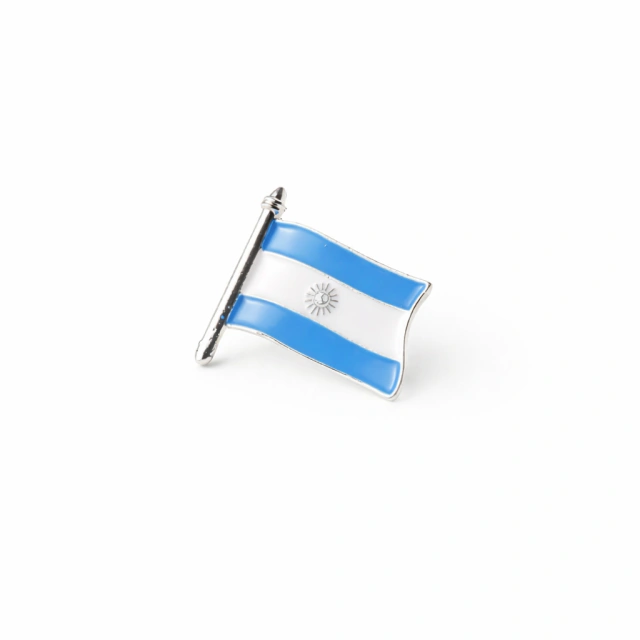 PACK x12: Pin Escarapela Bandera 2.5Cm