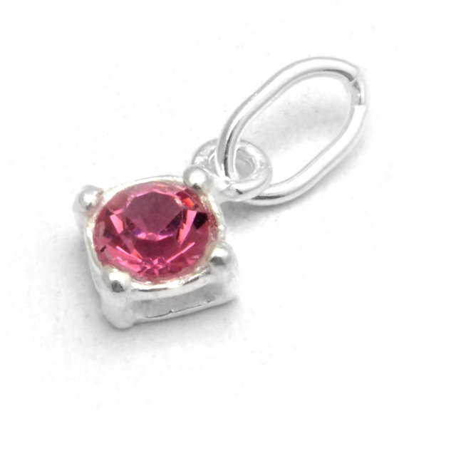 Dije Cubic Fucsia 10Mm