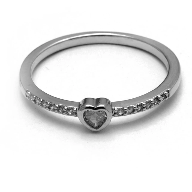 Anillo Corazón Combinado