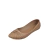 Sapatilha Tiras Cruzadas Detalhe em Verniz - TAUPE - comprar online