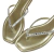 Rasteira Tira em Strass - OURO LIGHT - loja online