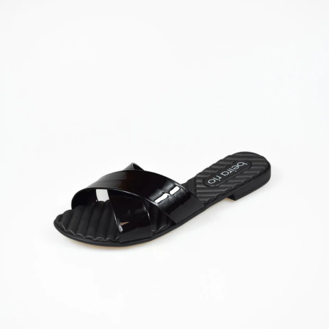 Chinelo Tiras Cruzadas BEIRA RIO - PRETO - comprar online