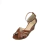 Sandália Salto Alto Anabela - WHISKY - comprar online