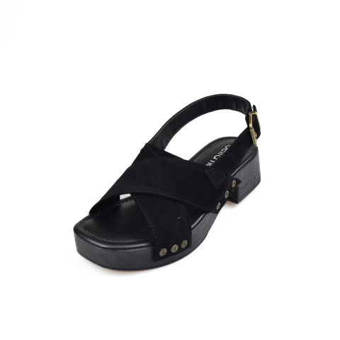 Tamanco Tiras Cruzadas BEIRA RIO - PRETO - comprar online