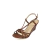 Sandália Salto Alto Anabela - WHISKY - comprar online