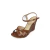 Sandália Salto Alto Anabela - WHISKY - comprar online