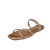 Rasteira Com Detalhe em Strass - COBRE - comprar online