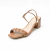 Sandália Salto Médio Trança - CARAMELO - comprar online