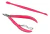 Alicate De Cutícula Proart Rosa - comprar online