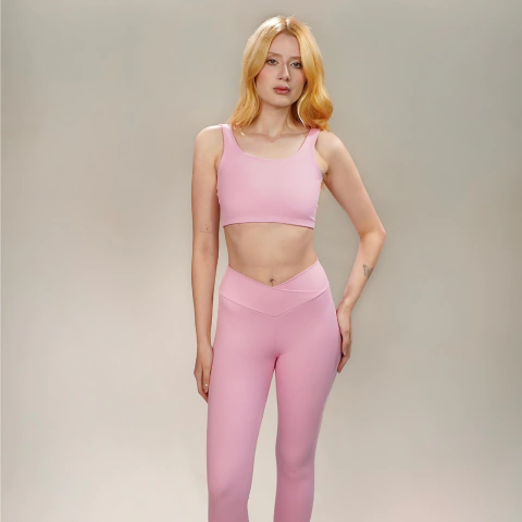 Top Costas em U Rosa