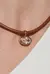 PINGENTE OVAL CRISTAL 10X14 BANHADO OURO