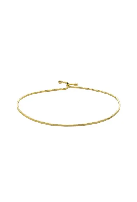 BRACELETE LISO MINIMALISTA NO OURO