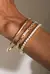 PULSEIRA COM PLACAS E ZIRCÔNIAS BANHADA A OURO