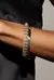 BRACELETE CRAVEJADO BANHADO A OURO 18K