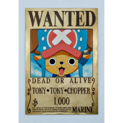 Cuadro metal One piece - Chopper en internet