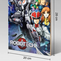 Cuadro metal Robotech - Santino
