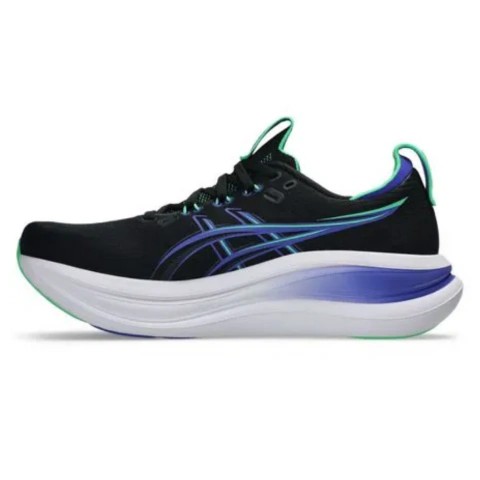 Asics GEL Nimbus 28 Amortecimento- Black Cobalt Burst