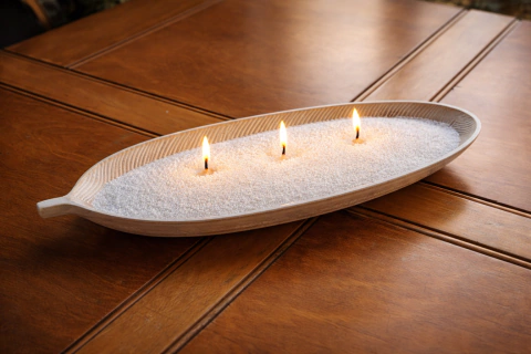 Vela en Perlas White Forest | Cera Aromática Decorativa