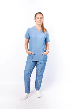 Ambo de mujer modelo Line Rare blue