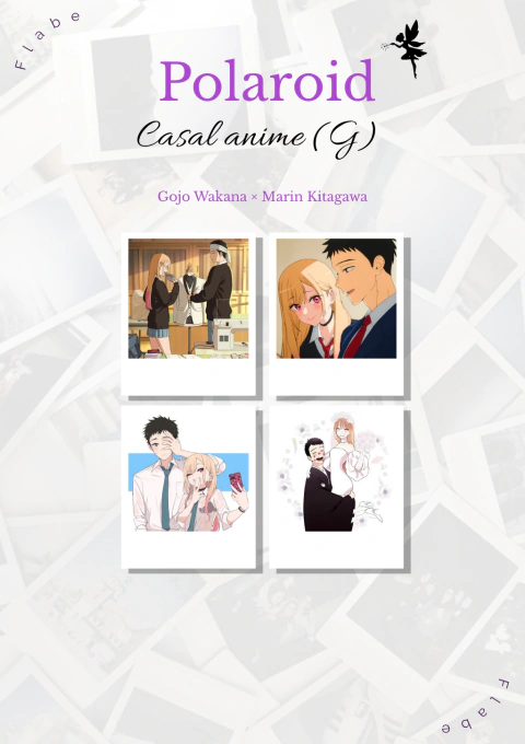 Polaroid Casal Anime — WAKARIN