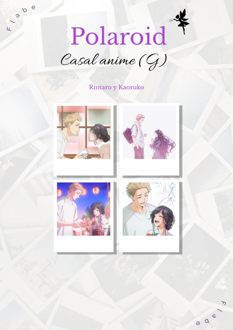 Polaroid Casal Anime — KAOTARO