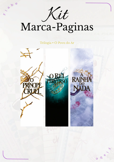 KIT MARCA PAGINAS - O Povo do Ar